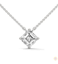 1 CT. Asscher-Cut Diamond Solitaire Pendant