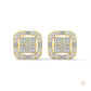 1 CT. Baguette Diamond Stud Earrings