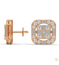 1 CT. Baguette Diamond Stud Earrings