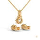1 CT. Crown Diamond Earring & Pendant Set