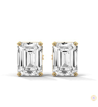 1 CT. Emerald-Cut Lab Diamond Studs