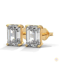 1 CT. Emerald-Cut Lab Diamond Studs