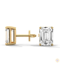 1 CT. Emerald-Cut Lab Diamond Studs