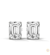 1 CT. Emerald-Cut Lab Diamond Studs