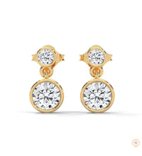 1 CT. Lab Diamond Drop Earrings – Timeless Luxury