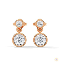 1 CT. Lab Diamond Drop Earrings – Timeless Luxury