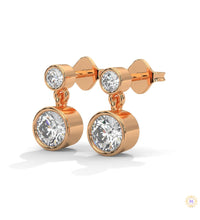 1 CT. Lab Diamond Drop Earrings – Timeless Luxury