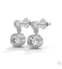 1 CT. Lab Diamond Drop Earrings – Timeless Luxury