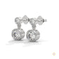 1 CT. Lab Diamond Drop Earrings – Timeless Luxury