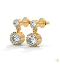 1 CT. Lab Diamond Drop Earrings – Timeless Luxury