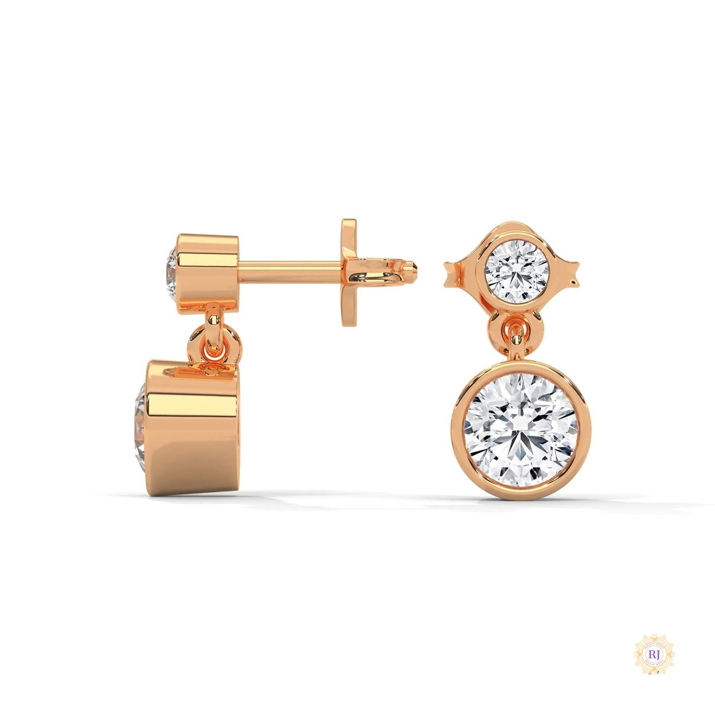 1 CT. Lab Diamond Drop Earrings – Timeless Luxury