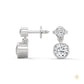 1 CT. Lab Diamond Drop Earrings – Timeless Luxury