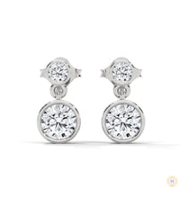 1 CT. Lab Diamond Drop Earrings – Timeless Luxury