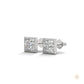 1 CT. Princess-Cut Bezel Diamond Studs