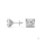 1 CT. Princess-Cut Bezel Diamond Studs