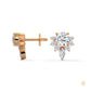 1 CT. Round & Marquise Diamond Studs
