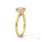 1 Ct. Asscher-Cut Solitaire lab Diamond Ring