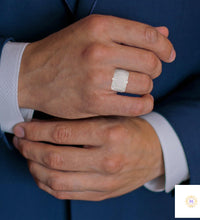1 Ct. Men’s Diamond Ring – Luxury Pavé Design