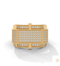 1 Ct. Men’s Diamond Ring – Luxury Pavé Design