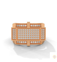 1 Ct. Men’s Diamond Ring – Luxury Pavé Design