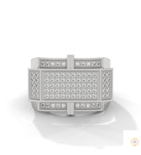 1 Ct. Men’s Diamond Ring – Luxury Pavé Design