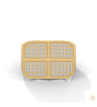 1 Ct. Men’s Lab Diamond Grid Ring