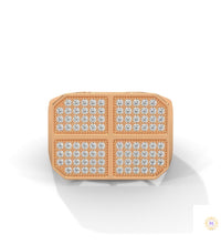 1 Ct. Men’s Lab Diamond Grid Ring