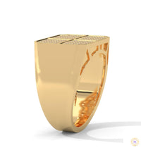 1 Ct. Men’s Lab Diamond Grid Ring