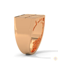 1 Ct. Men’s Lab Diamond Grid Ring