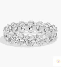 10 Ct. Oval Lab Diamond Eternity Band – Classic Luxury