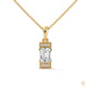 1.0 CT. Emerald-Cut Diamond Pendant