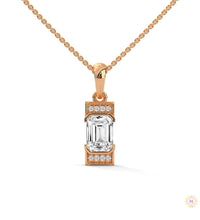 1.0 CT. Emerald-Cut Diamond Pendant