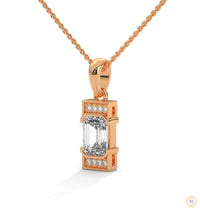 1.0 CT. Emerald-Cut Diamond Pendant