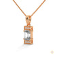 1.0 CT. Emerald-Cut Diamond Pendant