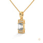 1.0 CT. Emerald-Cut Diamond Pendant