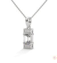 1.0 CT. Emerald-Cut Diamond Pendant