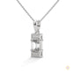 1.0 CT. Emerald-Cut Diamond Pendant