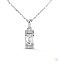 1.0 CT. Emerald-Cut Diamond Pendant