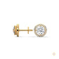 1.10 CT. Halo Diamond Stud Earrings