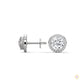 1.10 CT. Halo Diamond Stud Earrings