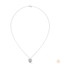 1.10 CT. Oval Halo Diamond Pendant