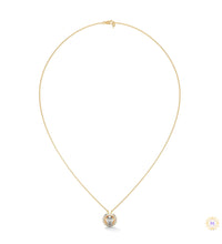 1.10 CT. Oval Halo Diamond Pendant