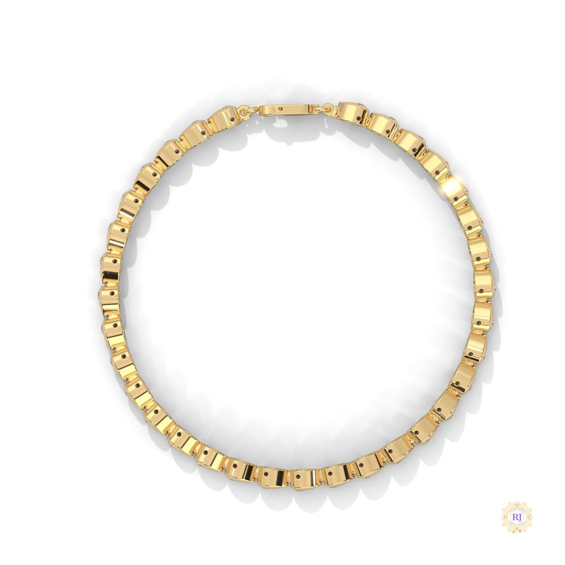 1.20 Ct. Twist Link Lab Diamond Bracelet