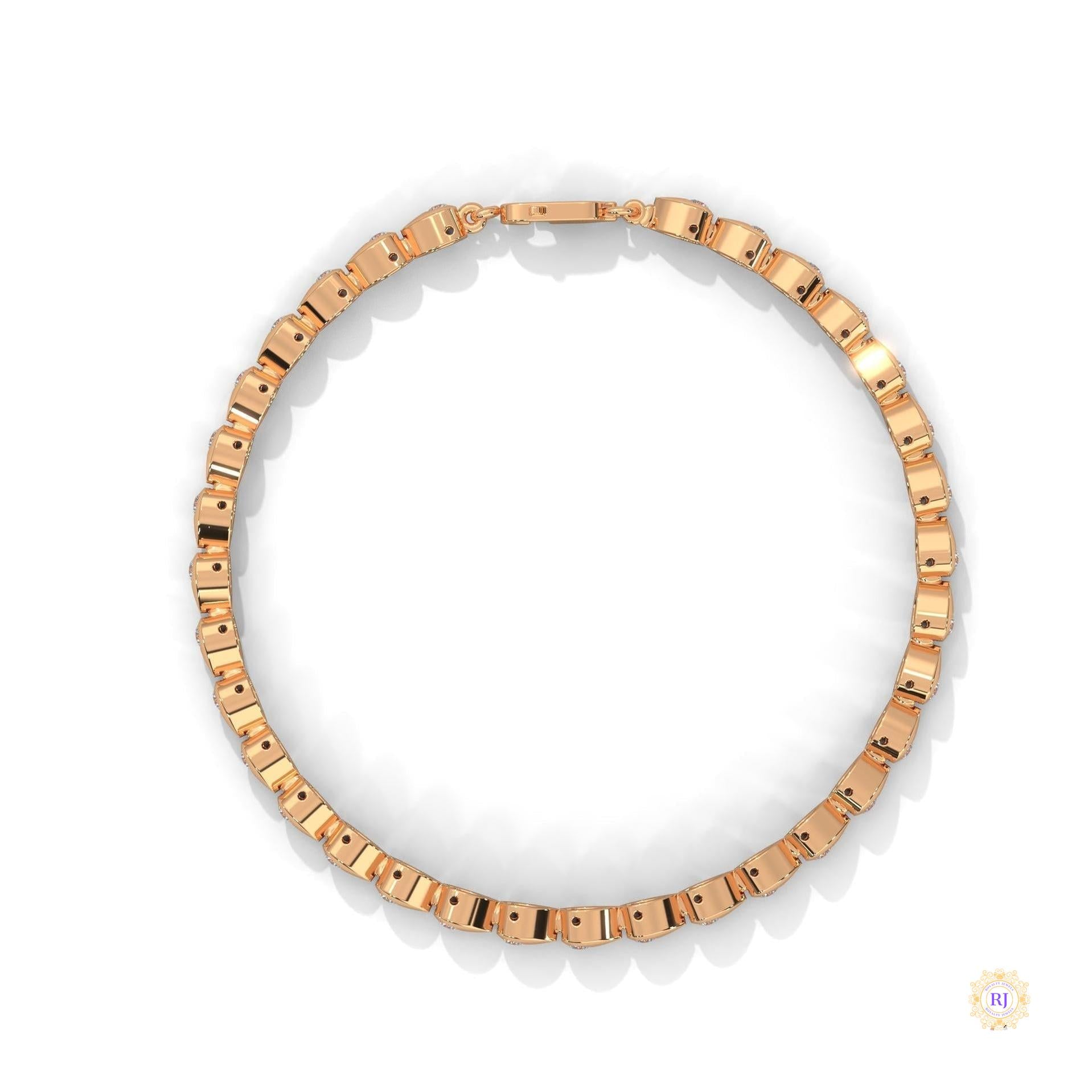 1.20 Ct. Twist Link Lab Diamond Bracelet