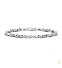1.20 Ct. Twist Link Lab Diamond Bracelet