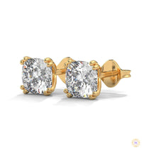 1.25 CT. Cushion-Cut Diamond Stud Earrings