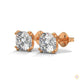 1.25 CT. Cushion-Cut Diamond Stud Earrings