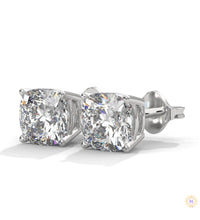 1.25 CT. Cushion-Cut Lab Diamond Studs