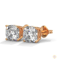 1.25 CT. Cushion-Cut Lab Diamond Studs