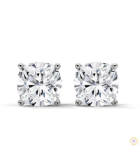 1.25 CT. Cushion-Cut Lab Diamond Studs